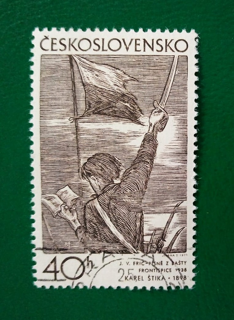 FarhanA7940's tweet image. Issue:  Czechoslovakia 1938 Frontispiece Stamp

Type:  Stamp

Number of Stamps:  1

Stamps Denomination:   40 h

Issue Date:   1938

Issued By:   Czechoslovakia Postal Service (USPS)
#Czechoslovakia #Frontispiece #stamp