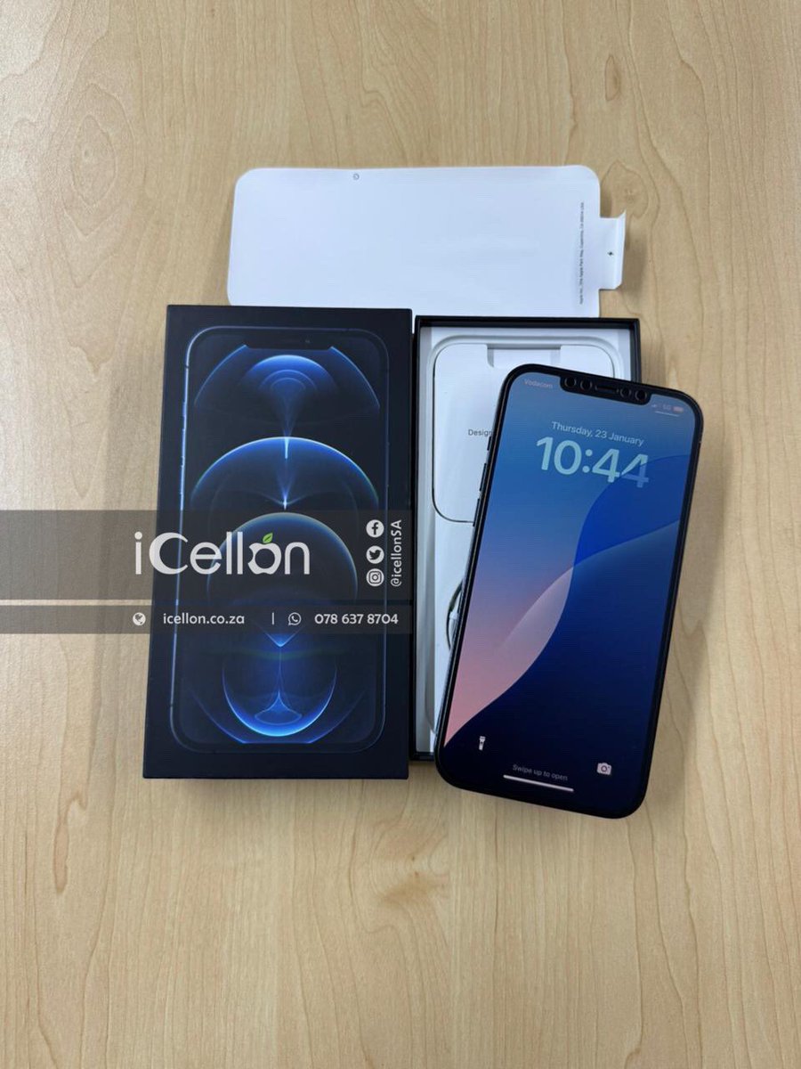 iCellonSA's tweet image. iPhone 12 Pro Max 256GB on SALE for only R11 799
WhatsApp us at wa.me/27786378704 or visit our online shop at icellon.co.za
—————————————————
#Preowned #iphone12promax
