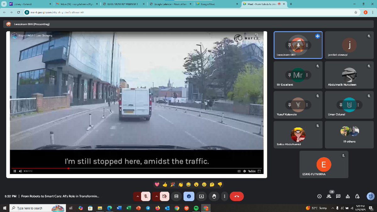 Esrigfutmx's tweet photo. From robots  solving real-world problems to smart cars redefining mobility, this month's webinar was an inspiring dive into AI's transformative power in engineering.  Big thanks to our incredible speaker @lwasinam and participants! 

#Innovation #AIEngineering #ESRIGWebinar" https://t.co/1aE9mMLJSr