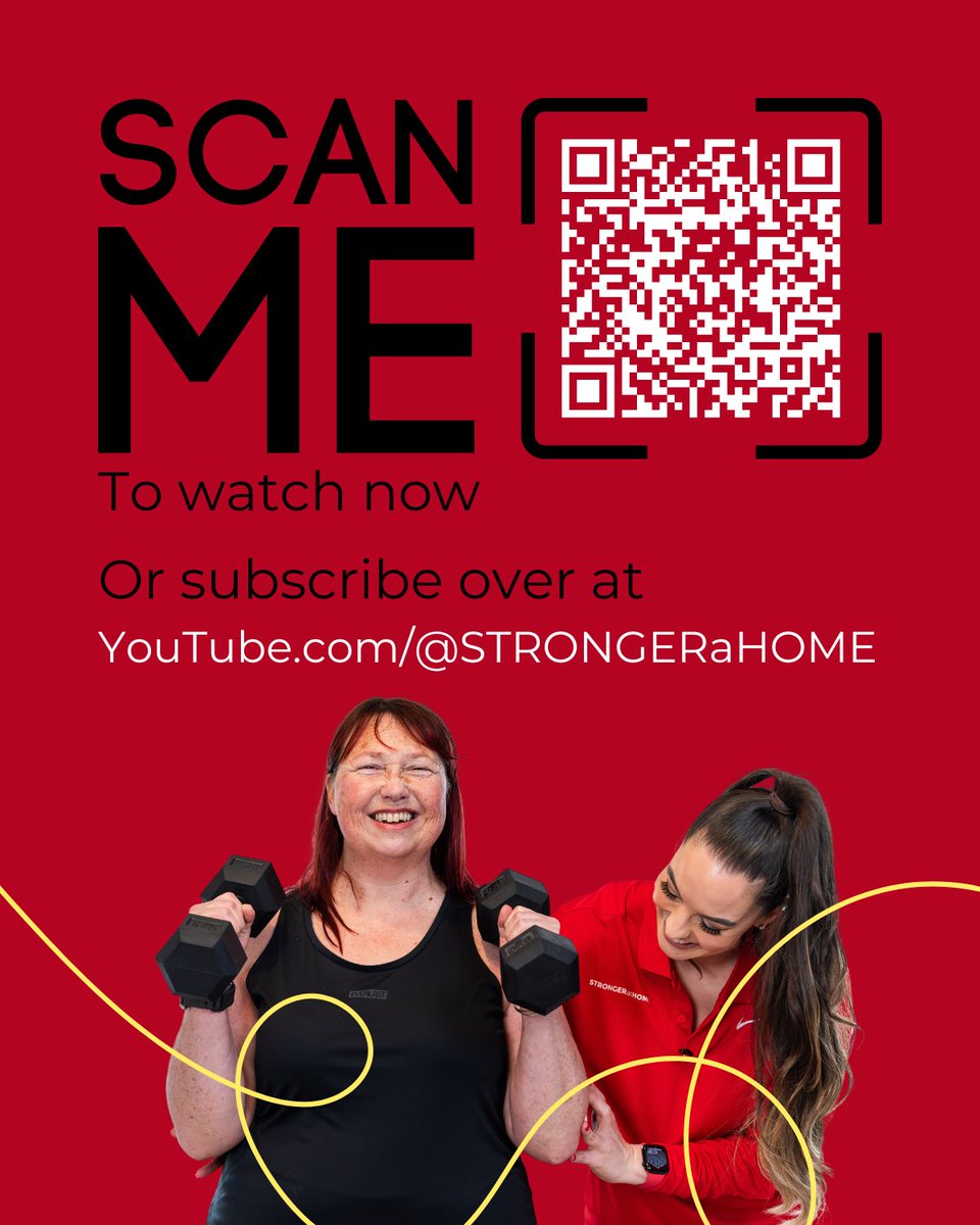 STRONGERaHOME's tweet photo. Health starts at home.

Watch (or share) our newly curated YouTube video playlist to improve your strength training understanding and skills - and finally gain that confidence to get stronger, feel younger, and live healthier, for longer!

It's time to thrive! https://t.co/kutMqYgV2o