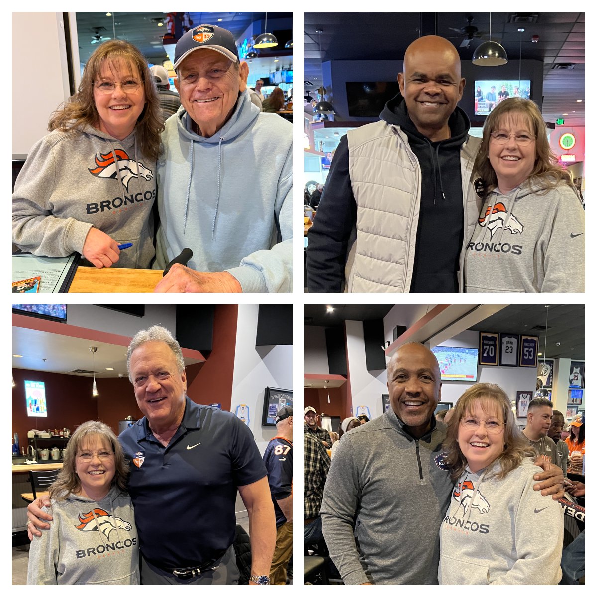 sandiemasters's tweet image. Had so much fun today watching the NFC Championship game with the
@BroncosQBClub and @BroncosAlumni 
Don Horn, Le Lo Lang, @MSCooper63 , @MJax80 , @richkarlis , Ron Egloff, Keith Kartz, @NickFerguson_25 , Steve Foley
