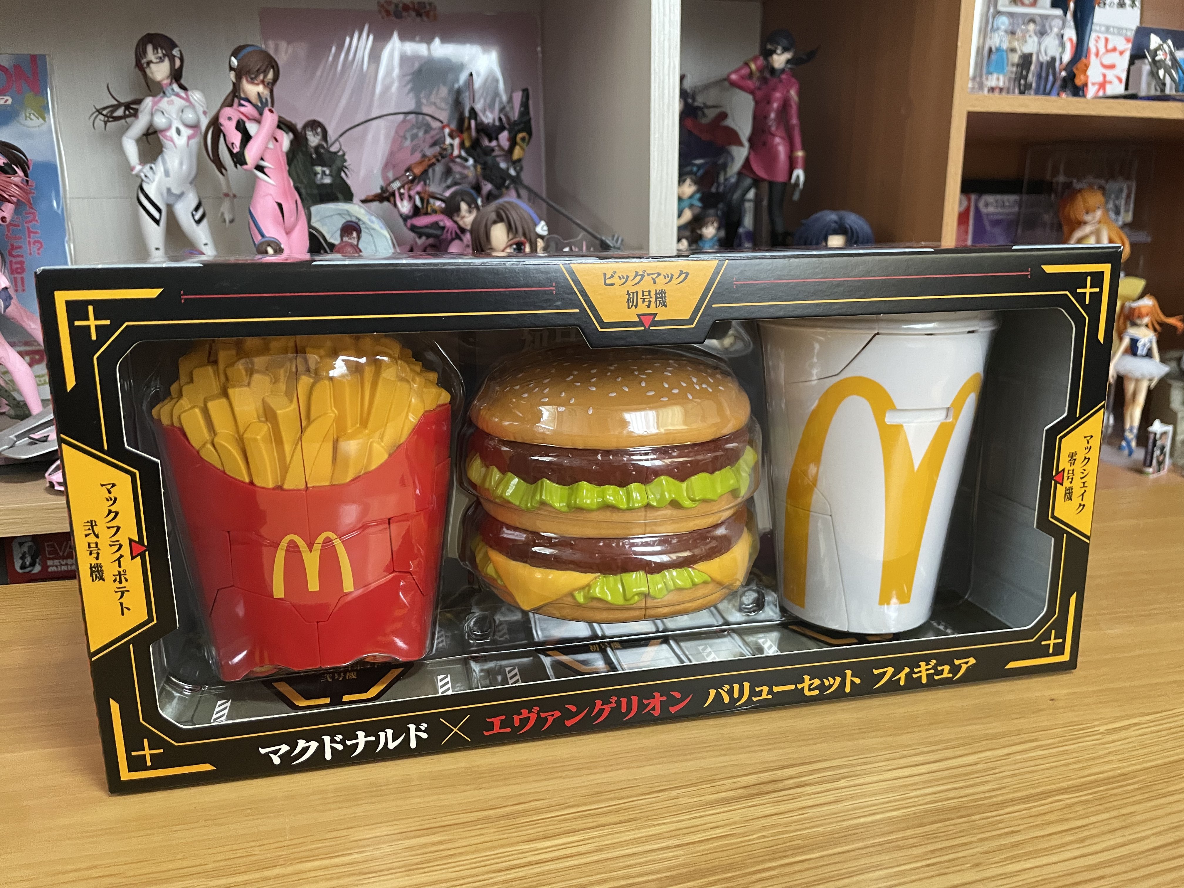 マクドナルド エヴァンゲリオン バリューセット フィギュア 3体 マクドナルド エヴァンゲリオン バリューセット フィギュア 3体