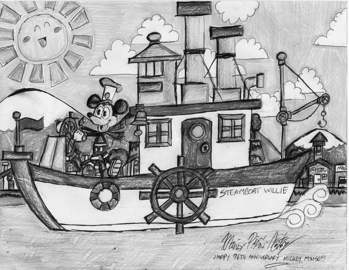 Matsumaru_kun's tweet photo. Summary Of The 2024.
Everything began with a small mouse riding a steamboat and whistling happily.
#MickeyMouse
#MickeyMouse96thAnniversary
#SteamboatWillie
#WaltDisney
#UbIwerks
#colorversion https://t.co/ssilu1gc0Z