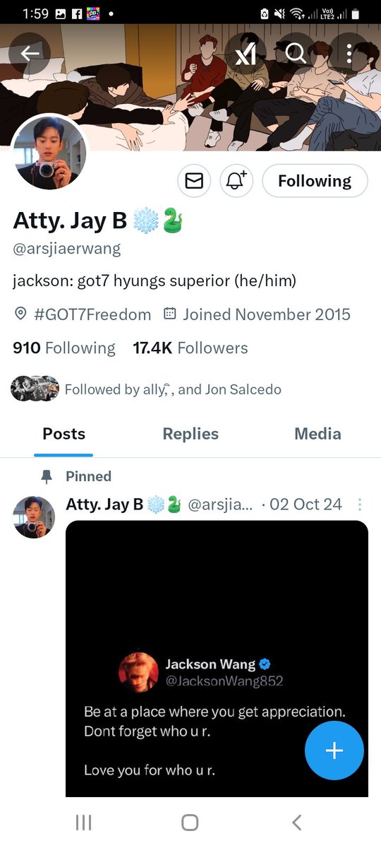 DJO0330's tweet photo. @arsjiaerwang @GOT7Official nawa'y palarin 💚❄️ https://t.co/Z3WfdWrnJ1