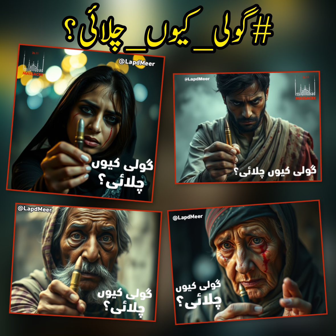 آج 60 دنوں بعد بھی سوال وہی ہے: #گولی_کیوں_چلائی؟

نہتے معصوم پاکستانیوں کو شہید کیوں کیا؟

جواب تو دینا پڑے گا!