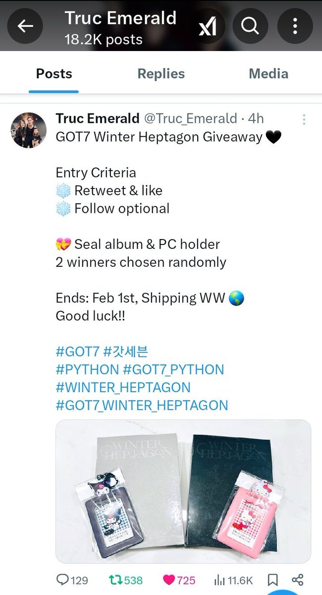 DJO0330's tweet photo. @Truc_Emerald Thank you so much 💚
#GOT7 #갓세븐
#WINTER_HEPTAGON
#GOT7_WINTER_HEPTAGON https://t.co/nRIrg06tuC