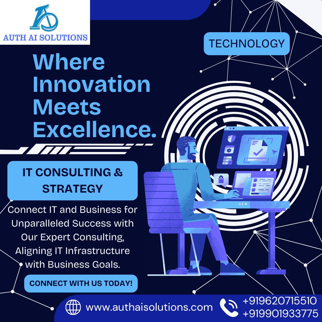 authaisolutions's tweet image. Unlock Your Business Potential with AI-Driven IT Consulting &amp;amp; Strategy
Staying ahead of the competition means making smarter decisions faster.
At Auth AI Solutions, we combine the power of IT Consulting and AI to create future-ready strategies tailored to your business goals.