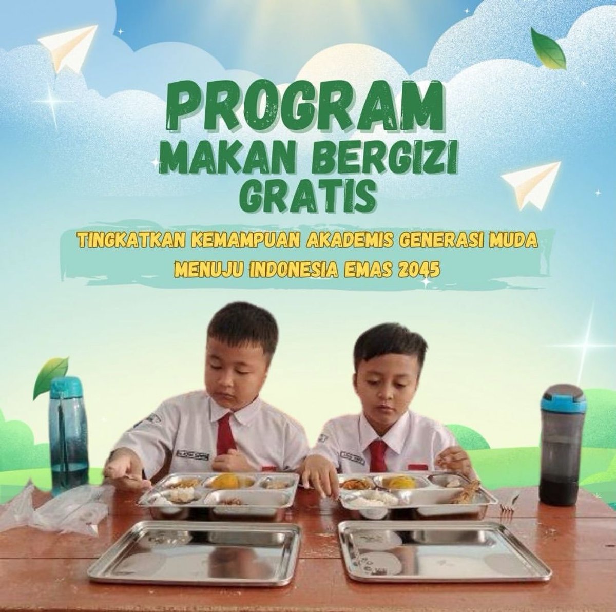 comelons89's tweet photo. MBG tingkatkan akademik dan kesehatan siswa siswi Indonesia.

#mbg #haji #kpk #swasembada #dinas #pejabat #makangratis #desa #prabowo #trump #putin #dunia #presiden #nkri #programprabowo #rakyat #pertahanan #ProgramPresiden #kebijakan #untukrakyat #fyp #indonesia #SkyNaniFancon https://t.co/DxFGd01K5D