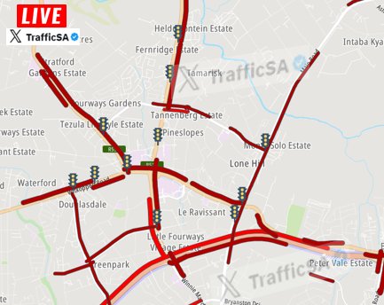 lnnocent191535's tweet photo. JHB - Fourways: Long Term traffic light faults
- What A Mess.
#TrafficSa
#SaNationalTrafficUpdates https://t.co/6oYrOjowde