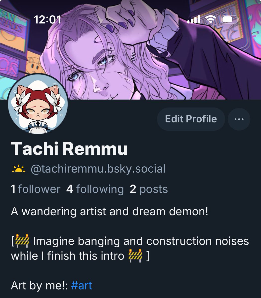 TachiRemmu's tweet image. Find me now in the blue space too!