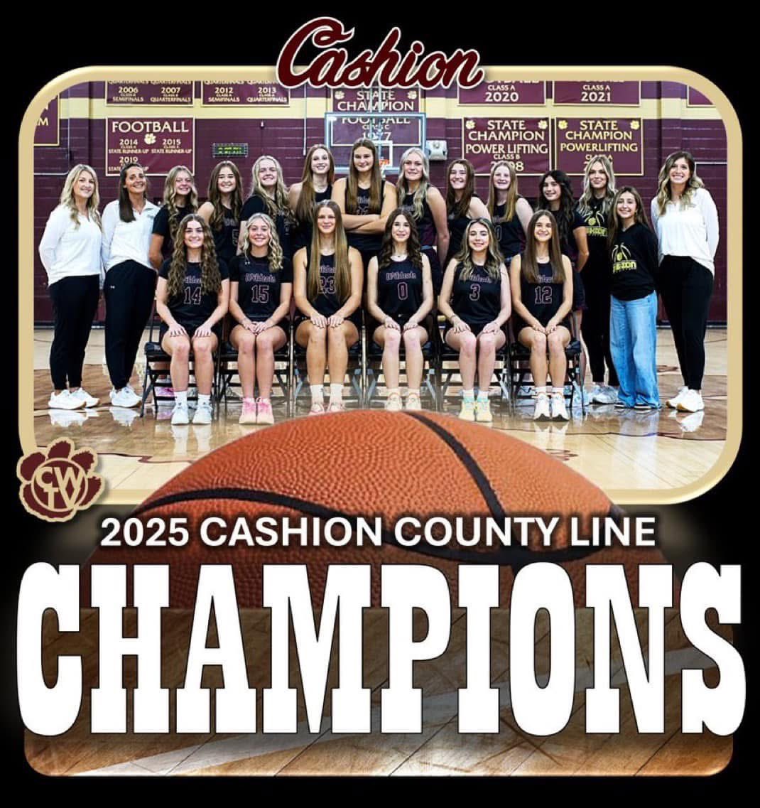 RITC_OK's tweet photo. #shafersisters each with double-doubles help Cashion girls claim the 2025 Cashion County Line Tourney Title over #8 Riverside 50-45.
@MeganShafer23 with 20 pts, 13 reb and “6’1” little sister” @BrookeShafer_ok with 10 pts, 11 reb.   
Impressive performance and fun to watch! https://t.co/ELs4ocPLbQ