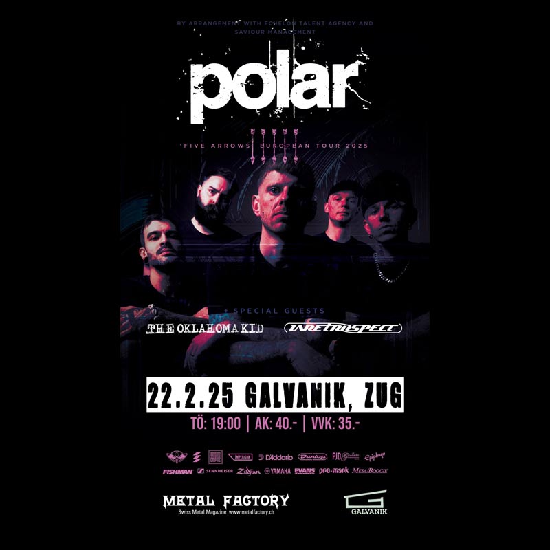 MetalFactoryCH's tweet image. Metalcore im Galvanik Zug! #polaruk #theoklahomakid #inretrospect #metalcore