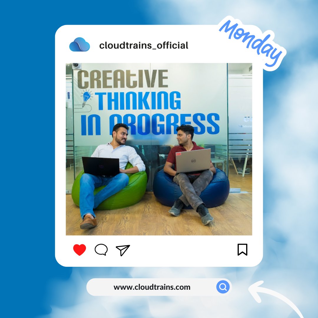 CloudTrains's tweet photo. Who says Mondays have to be a challenge?

At CloudTrains, we kick off the week with innovation and energy. We turn Mondays into a launchpad for an amazing week ahead.

Ready to make Mondays extraordinary? Join us and let’s make every week count!

#MondayMotivation #Innovation https://t.co/A5nFNuXAeW