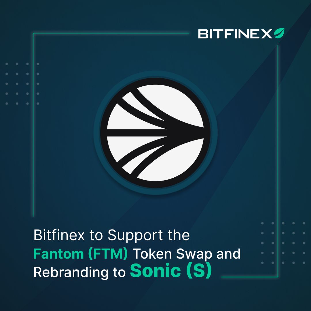🚨Bitfinex is supporting the @FantomFDN $FTM token swap and rebranding to  @SonicLabs $S! 🚨 The #Sonic upgrade brings a new virtual machine, boosting  performance beyond the old Ethereum VM. Read more in