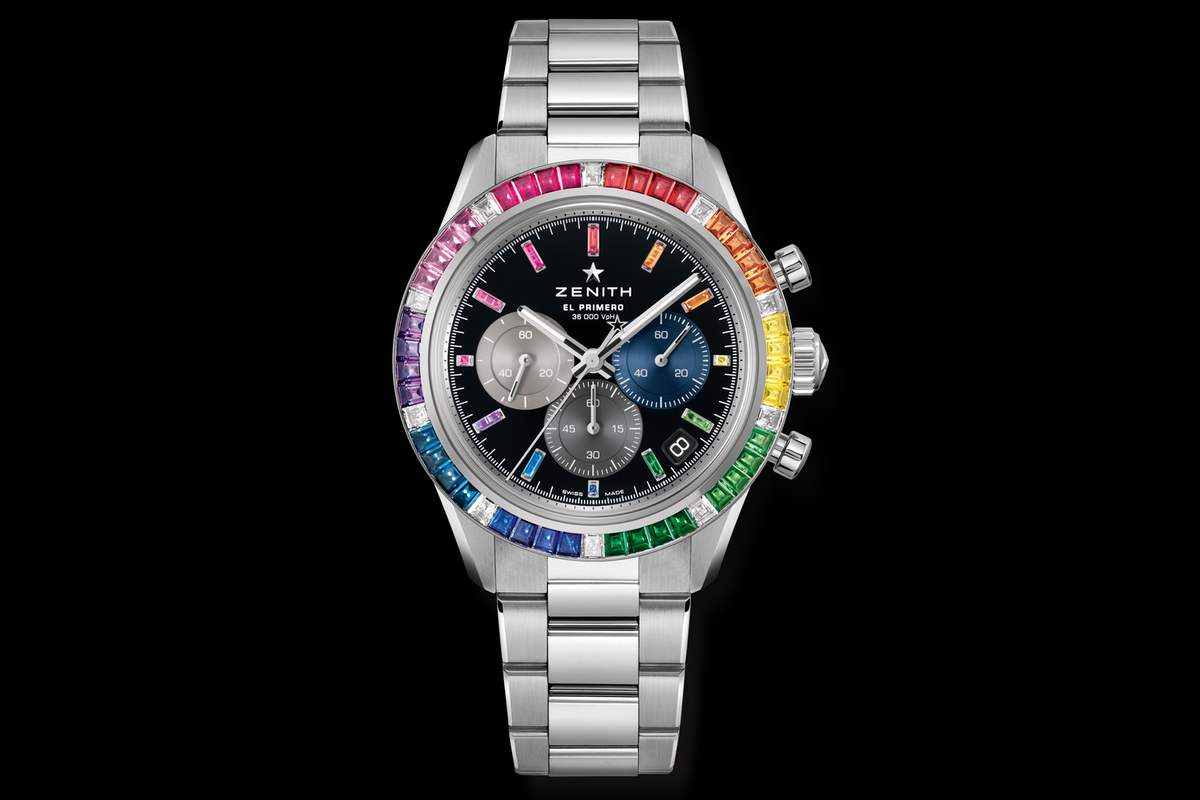 orologidiclasse's tweet image. Quando il cronografo incontra l'arcobaleno 🌈✨ Il nuovo Zenith Chronomaster Sport Rainbow è pura gioia per i polsi! #ZenithWatches #ElPrimero #LuxuryTimepieces

👉 orologidiclasse.com/zenith-chronom…
