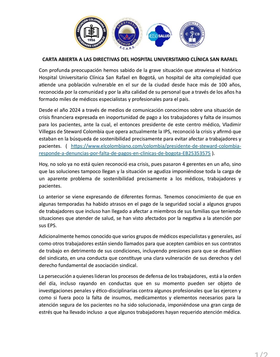 Colegio Médico CB tweet media