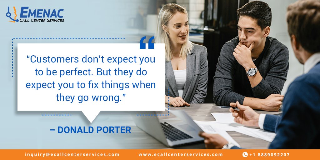 EmenacCCS's tweet image. In the fast-paced world of customer service, this quote from Donald Porter rings true. 

🌐 ecallcenterservices.com
 📲 inquiry@ecallcenterservices.com
 📧+1 888 909 2207

#ECallCenterServices #FamousQuotes #businesssuccess #customerservice