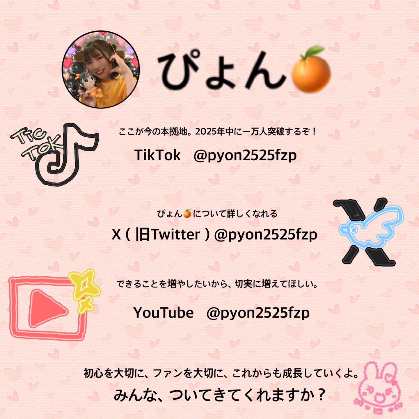 ぴょん🍊 (@pyon2525fzp) / X