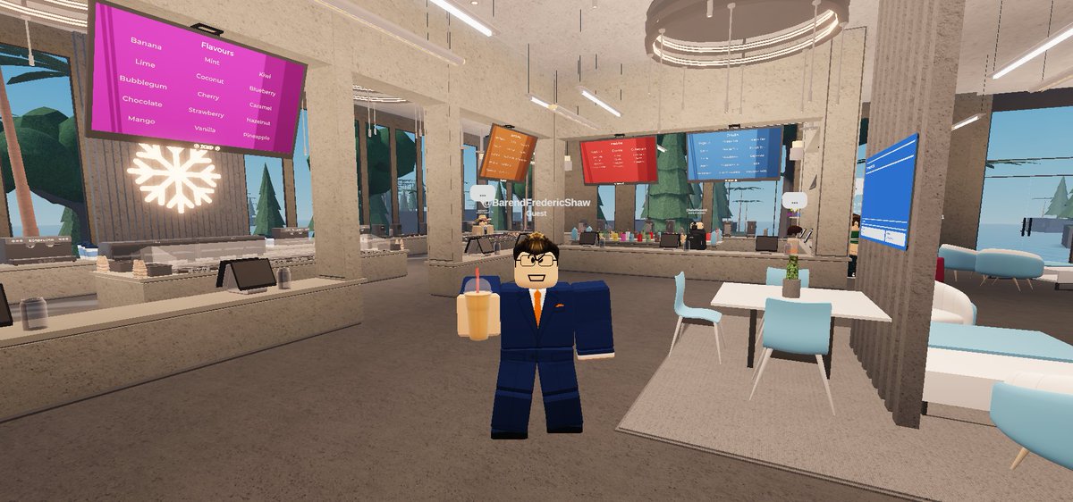 #supportlocals! I went to the Iced Parlour today, where many working class employees earn a living wage! Here I am holding a mango milk smoothie, something ScriptedSid would never touch because he is fat!