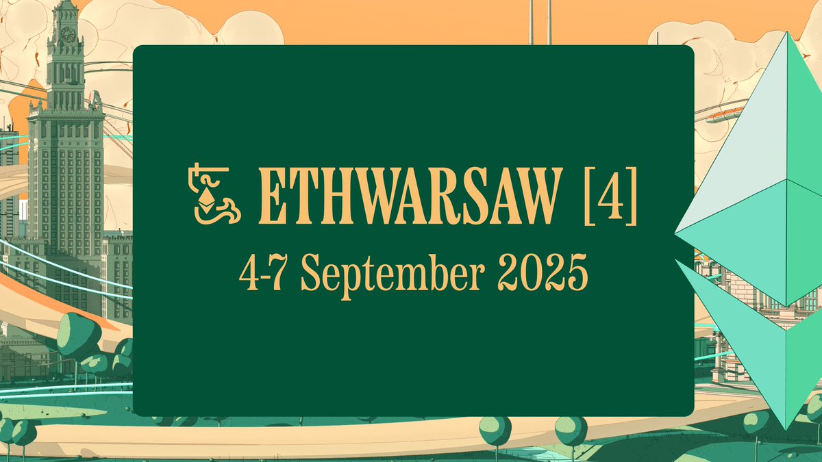 💥 It's official: The fourth edition of the ETHWarsaw Conference and Hackathon will occur on September 4-7!

🗓️ Save the date and read our post with all the details about the main <a href="/ethereum/">Ethereum</a> event in the Polish ecosystem ⬇️