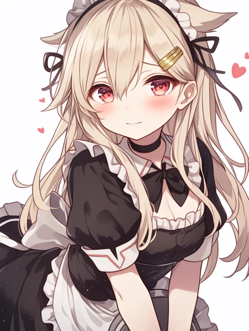 メイド衣装は恥ずかしいっぽい #艦これ 