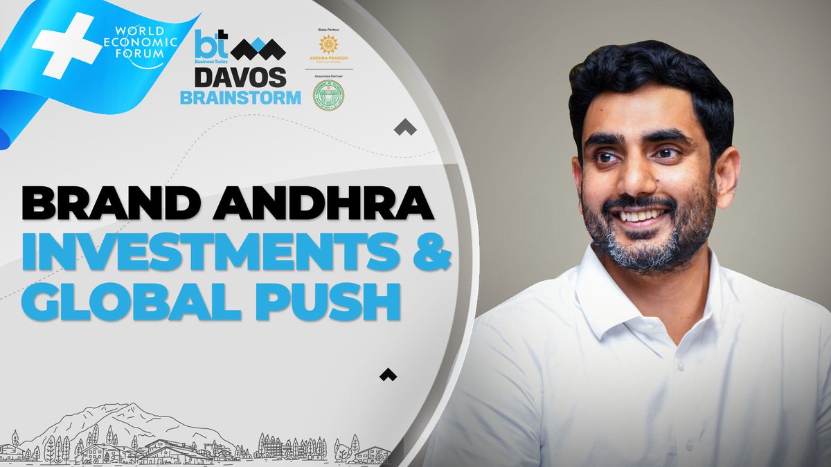 business_today's tweet photo. Exclusive From WEF Davos | Nara Lokesh Outlines Andhra Pradesh’s Bold Vision For Growth & Innovation
Watch: https://t.co/Wl0shboGbK | #DavosBrainstorm2025 #DavosWithBT #WorldEconomicForum #NaraLokesh #APatWEF25 #APDavos25 #SunriseAndhra
@szarabi
@naralokesh
@wef
@AP_EDB https://t.co/lxVw7Sio9e