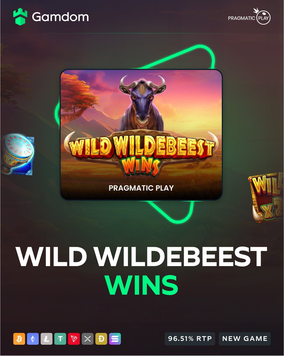 🦬 New game: Wild Wildebeest Wins by Pragmatic Play! 🦬

Journey across the savanna with zebras, elephants, and mighty wildebeests! Hunt down a wild max win of 10,000x your bet. 💥

-💚 + 🔄 + Tag a friend + Drop your userID for a chance at FREE spins!

🔗gamdom.com/casino/Wild%20…