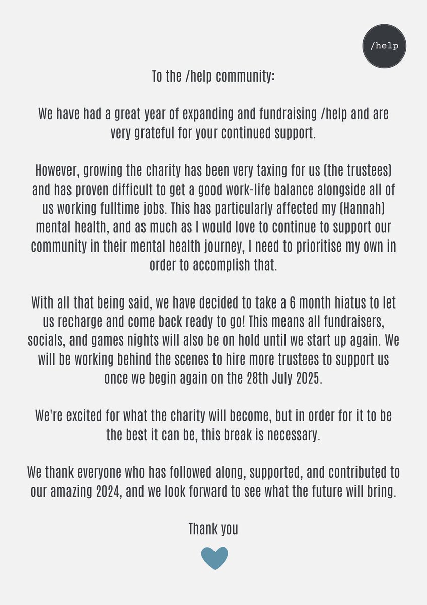 Thank you for your continued support, we'll see you all in July 💙