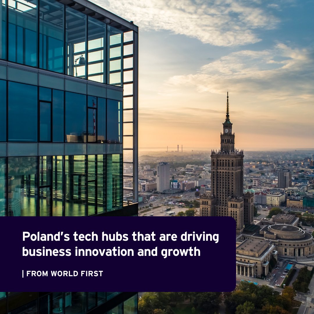 VertexSolutions's tweet image. Poland’s tech hubs that are driving business innovation and growth.
Discover how two Polish cities are leading Poland’s surge in innovation and entrepreneurial growth and why they’re a goldmine for businesses looking to expand.
 worldfirst.com/uk/blogs/explo…
| From World First.