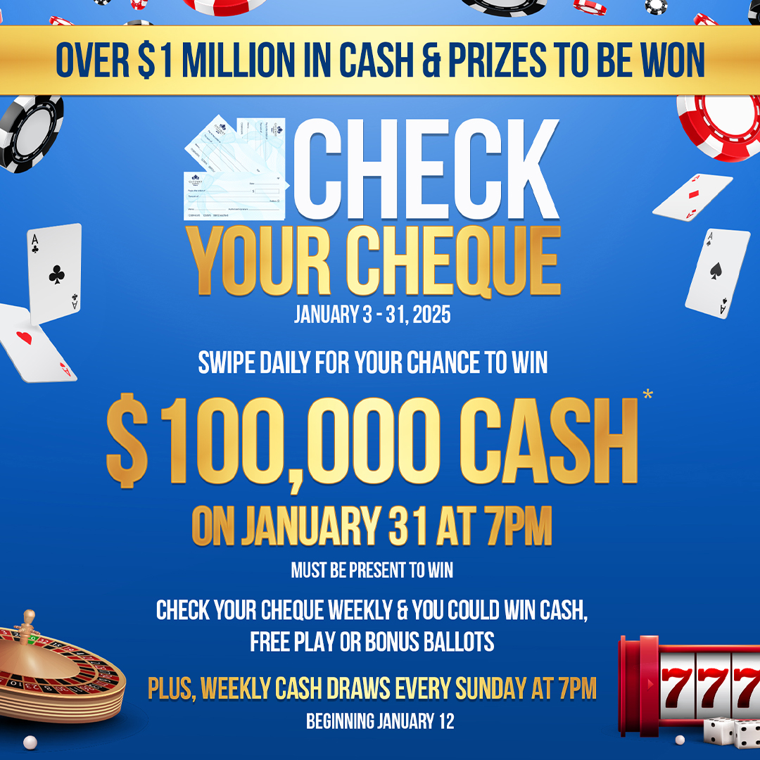 CasinoRamaLive's tweet image. My Club Reward Members, have you Checked Your Cheque?  

Not yet a member? Sign up today! New members are also eligible for weekly virtual rewards and the grand prize draw. 

Reward Life with My Club Rewards, only at Gateway Casinos! #RewardLife #MyClubRewards