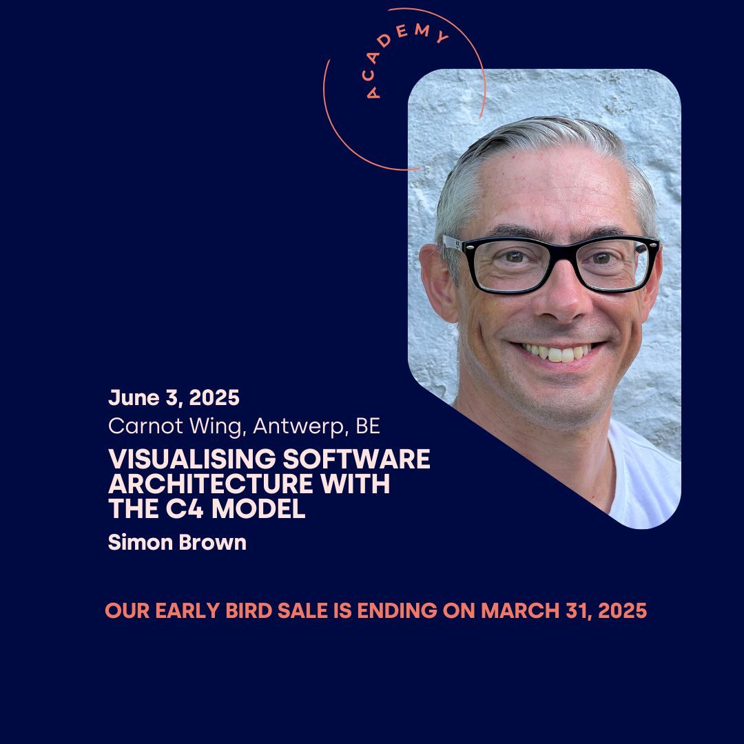 We have added this ono-day workshop to our Pre-Conference schedule: buff.ly/42q9cEG 
Join us and learn to create a simple and powerful set of developer-friendly diagrams to describe software architecture.