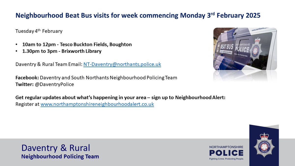 Daventry Neighbourhood Policing Team tweet media