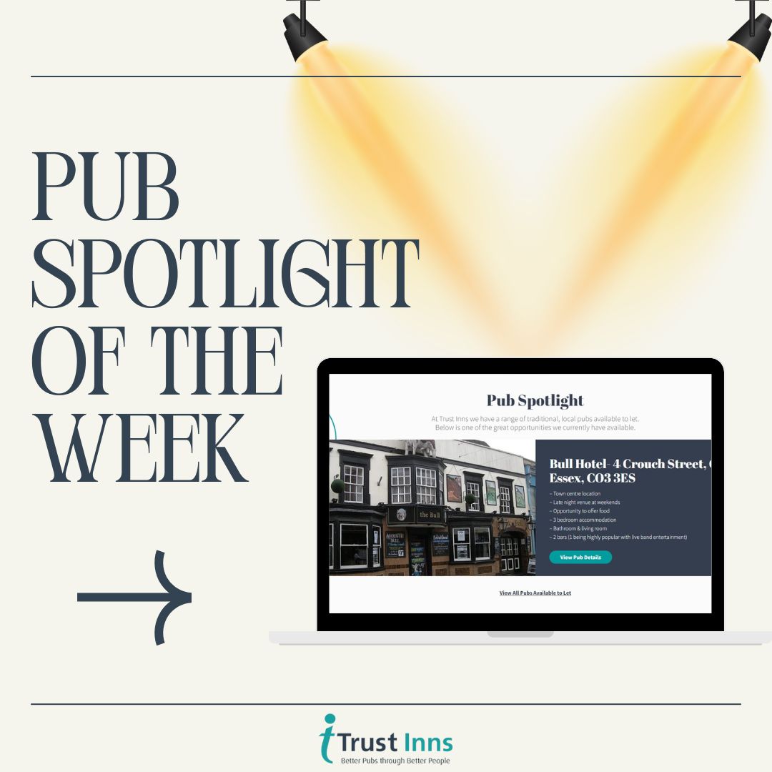 Trust Inns (@trustinnsuk) on Twitter photo π Pub Spotlight of the Week β The Bull Hotel, Colchester, Essex! π
This is your chance to run a lively, dynamic venue in the heart of Colchester! Donβt miss out.
π Contact us today:π 07788445787 / 01257238823π§ recruitment@trustinns.co.ukπ Or apply via our website. π Pub Spotlight of the Week β The Bull Hotel, Colchester, Essex! π
This is your chance to run a lively, dynamic venue in the heart of Colchester! Donβt miss out.
π Contact us today:π 07788445787 / 01257238823π§ recruitment@trustinns.co.ukπ Or apply via our website.