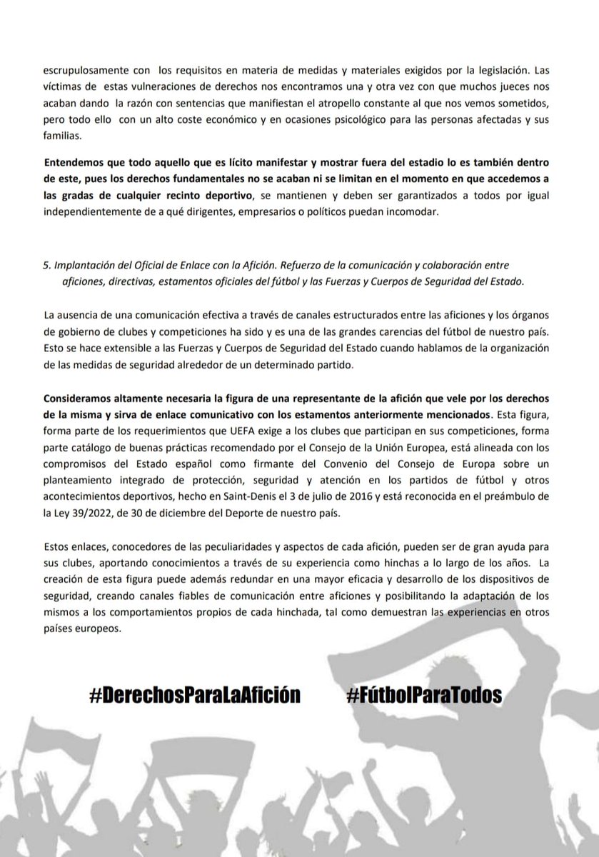 APARO_ROCF's tweet image. AHORA O NUNCA!
Todas las aficiones reclamamos #DerechosParaLaAfición y no pararemos hasta conseguirlos.

#FútbolParaTodos