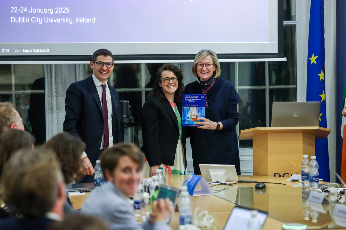 Christy Petit (@petit_christy) on Twitter photo Honored to present a copy of our Research Handbook to Mairead <a href="/McGuinnessEU/">Mairead McGuinness</a> before her inspiring keynote speech last week!
Excited to launch officially the PROSPER Network <a href="/DCU/">Dublin City University</a> alongside 11 partner Universities
More about the Handbook: e-elgar.com/shop/gbp/resea… <a href="/Elgar_Law/">Elgar Law</a>
<a href="/DELI_DCU/">Dublin European Law Institute (DELI)</a> Honored to present a copy of our Research Handbook to Mairead <a href="/McGuinnessEU/">Mairead McGuinness</a> before her inspiring keynote speech last week!
Excited to launch officially the PROSPER Network <a href="/DCU/">Dublin City University</a> alongside 11 partner Universities
More about the Handbook: e-elgar.com/shop/gbp/resea… <a href="/Elgar_Law/">Elgar Law</a>
<a href="/DELI_DCU/">Dublin European Law Institute (DELI)</a>