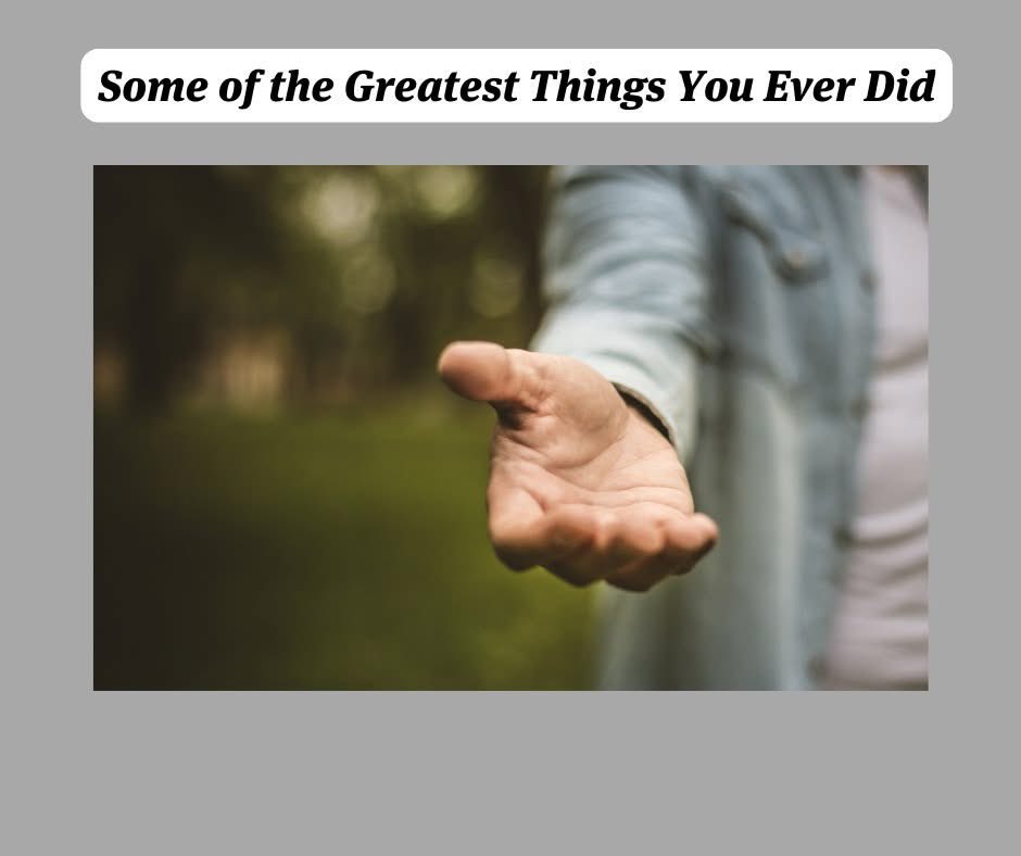 birdchadlouis's tweet image. Chances are you've forgotten one of the greatest things you ever did.

•The kind word you spoke to one on the brink of despair.

•Your embrace of someone who was convinced you had rejected them.

•The hungry you fed.

• When you visited a friend in the hospital 

It didn't