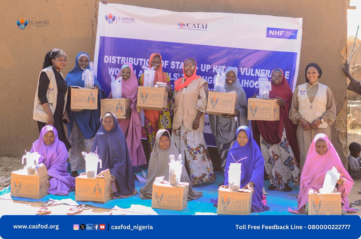 As part of our 'ensuring the multisectoral approach to #protecting women &amp; #girls in #education facilities project' funded by the #NHF <a href="/OCHANigeria/">UNOCHA Nigeria</a> &amp; in #partnership with <a href="/CataiCenter/">CENTER_CATAI</a>  &amp; <a href="/FutureResilien1/">FRAD Foundation</a>, our protection team visited project locations to #distribute startup1/2