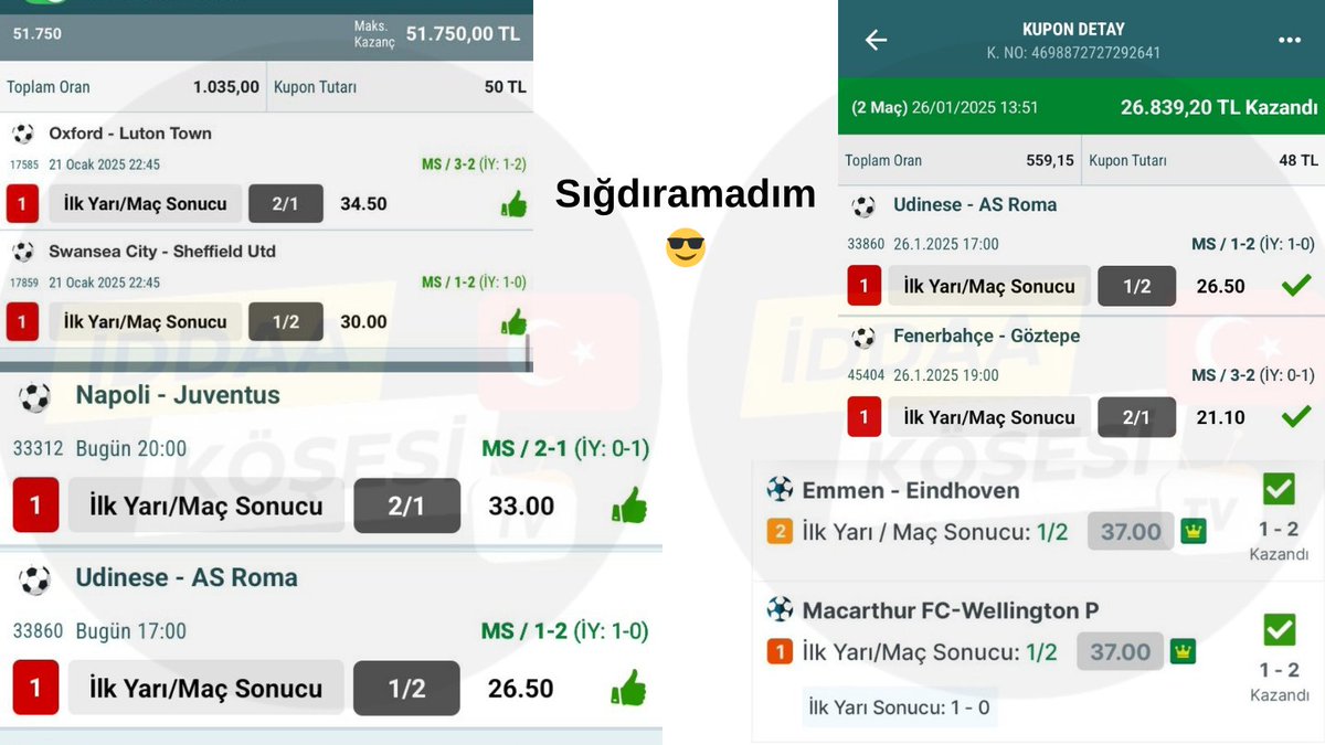 İddaa Köşesi Tv tweet media