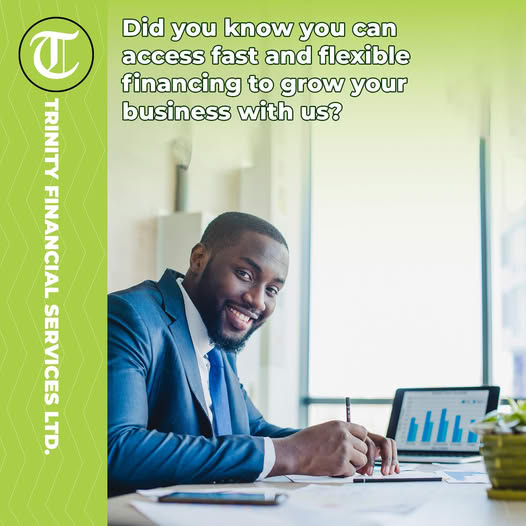 TrinityFinancia's tweet photo. Send us a DM today or contact 08094533684 to discover the loan option that works best for your business.
#trinityfinancial #businessloans #Nigeria https://t.co/8gEX397p0j