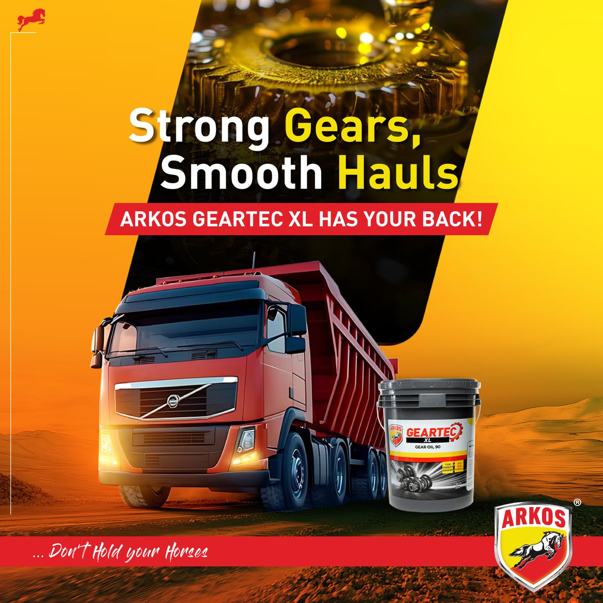 Arkosapar1's tweet image. For trucks that never quit, ARKOS GEARTEC XL delivers unbeatable performance!  Whether it’s heavy loads or long hauls, trust us to keep your gears strong and smooth on every journey.

#Arkos #ArkosGo #EffortlesslySmooth  #GEARTEC #GearOil #Performance #TruckCare