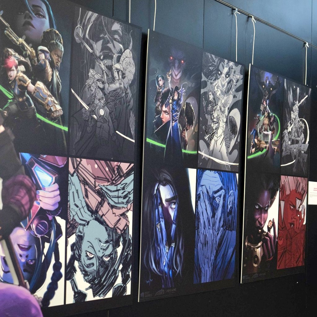 arcaneindetail's tweet image. Arcane S2 Concept Sketches for Triptych Character Posters + Jinx, Viktor and Ambessa's Posters 🔍