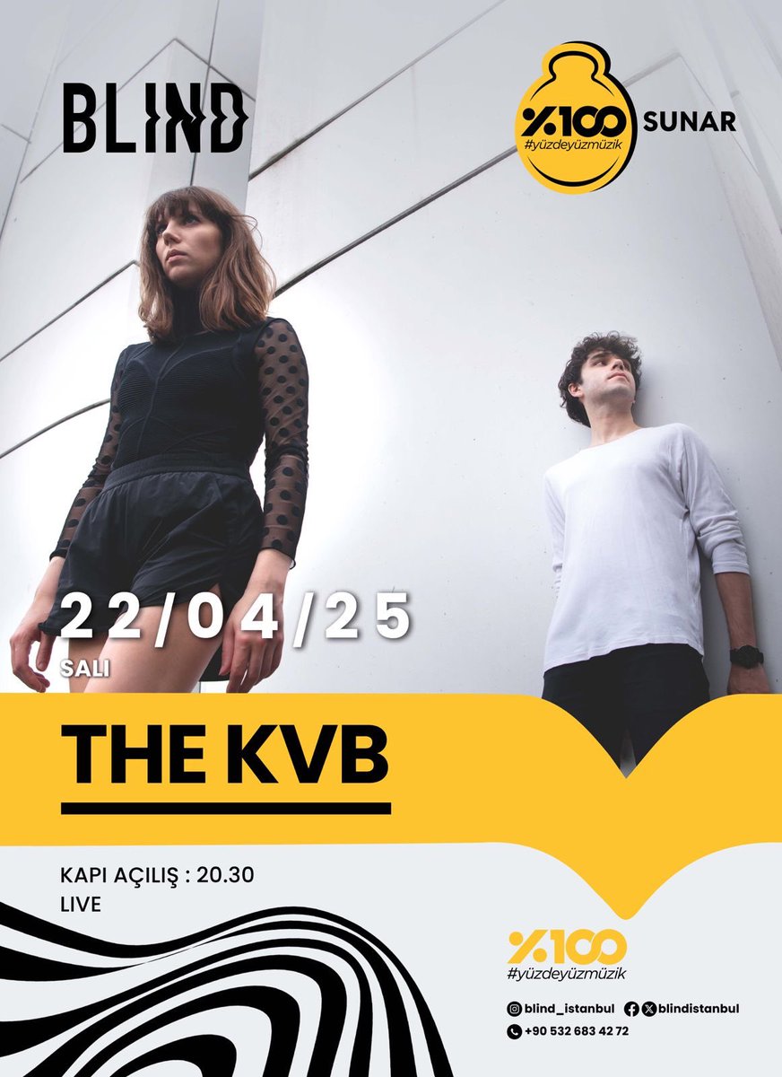 Live in Istanbul 🇹🇷 in April 🖤