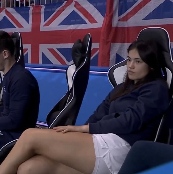 they sit you down and force you to watch emma raducanu tennis in hell by the way