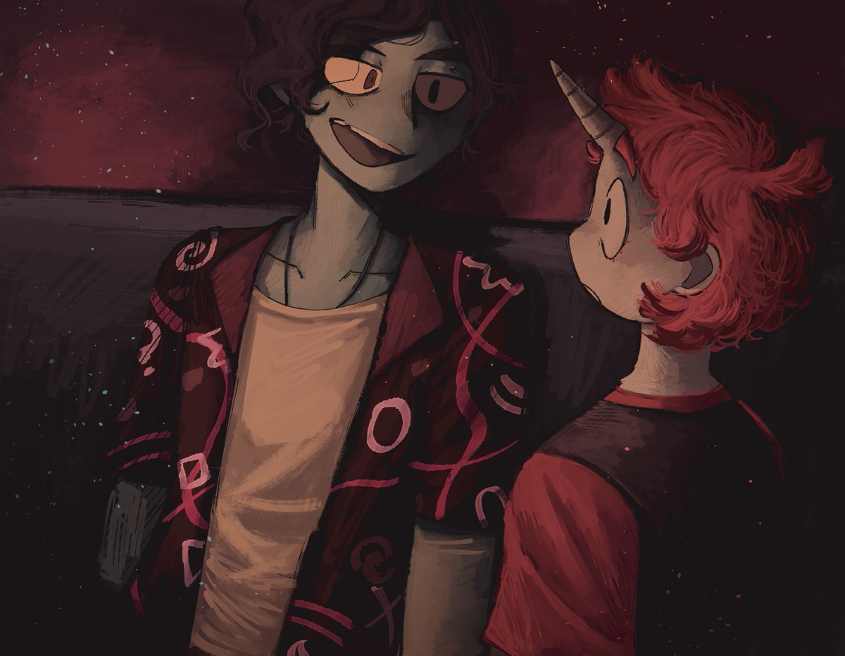 TreeLukewarm's tweet image. Art. Not my characters.
.
.  
.
#イラスト #illustration #drawing #art #artontwitter