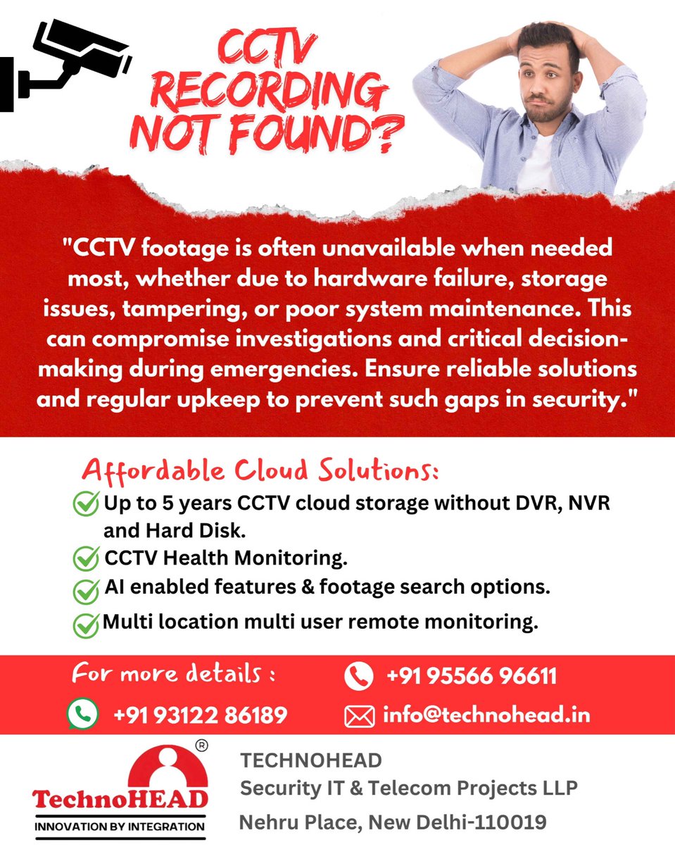 technoheadcctv's tweet image. Never Loose CCTV Footage Again 

Secure Your Surveillance with TECHNOHEAD Cloud Solutions

#Technohead #cloudsolution #CCTV