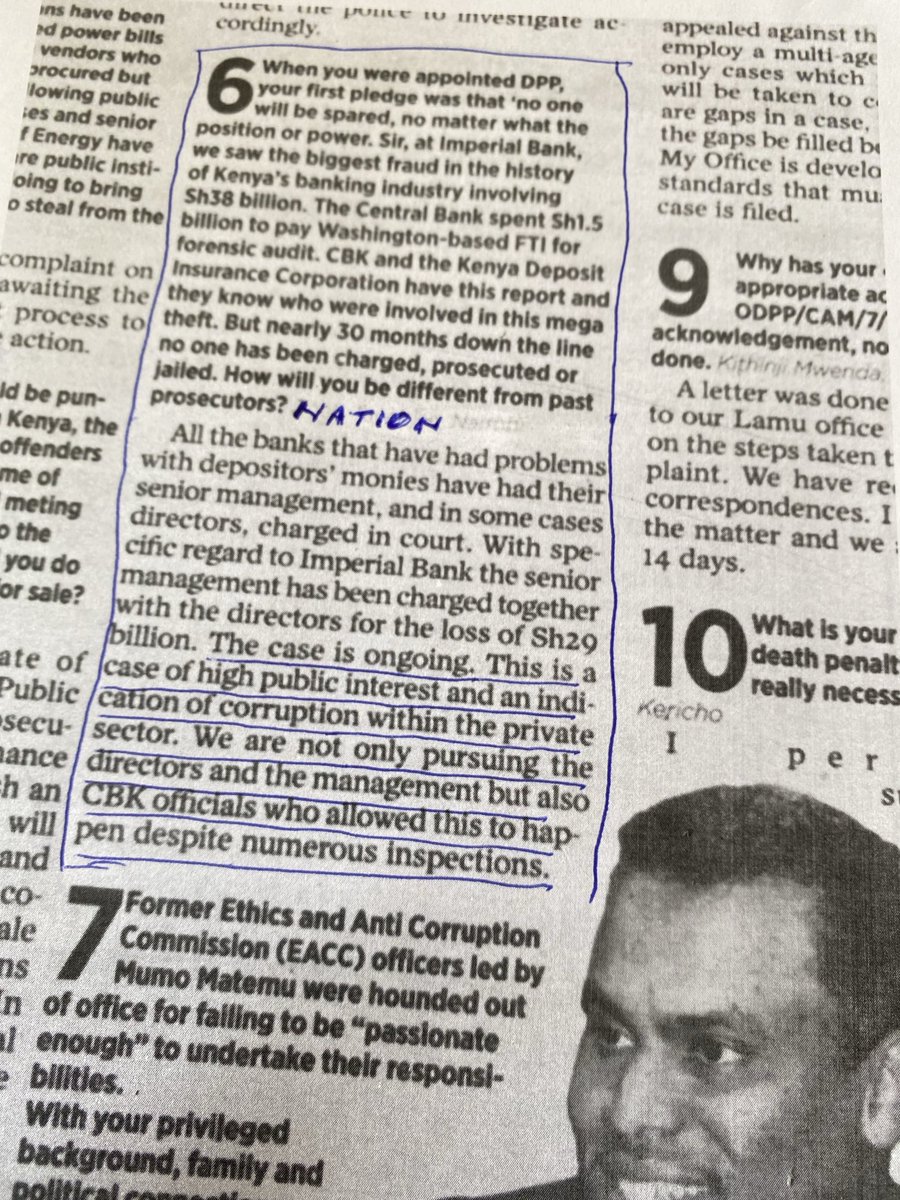 Nine years passed by. Read what Mr. Hajee had to say about Imperial bank. 
But he did nothing. Empty talks. CBK . ⁦<a href="/njorogep/">Patrick Njoroge</a>⁩ knew all but he did nothing either. ⁦<a href="/AmbatiLucy/">Claire Mary Ambati</a>⁩ ⁦<a href="/NationAfrica/">Daily Nation</a>⁩ ⁦<a href="/citizentvkenya/">Citizen TV Kenya</a>⁩ ⁦<a href="/StandardKenya/">The Standard Digital</a>⁩