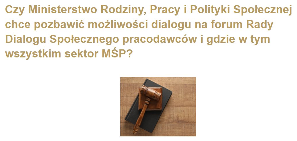 ‼️„Projektowana regulacja zmierza do przyjęcia zasady, że zarówno strona pracowników i pracodawców jest repr. w Radzie przez odpowiednio 3 najliczniejsze reprezentatywne organizacje związkowe oraz 3 najliczniejsze reprezentatywne organizacje pracodawców”.➡️przedsiebiorcy.pl/czy-ministerst…