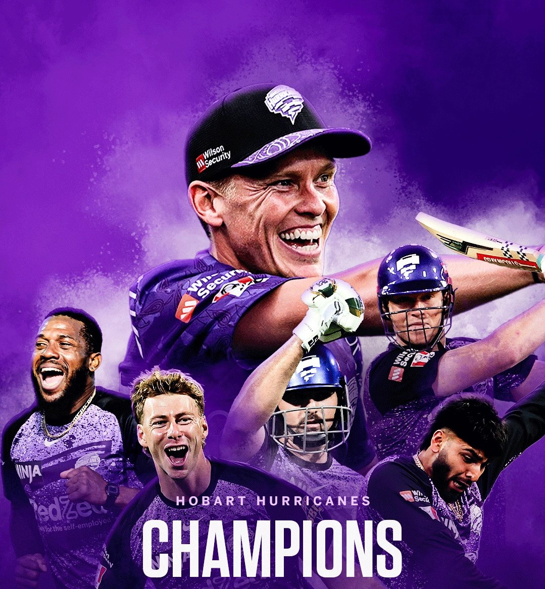 kapildevtamkr's tweet image. HORBART HURRICANES THE CHAMPIONS OF BIG BASH🏆 

- MITCH OWEN SLAMS THE JOINT-FASTEST HUNDRED IN BBL HISTORY - IN THE GRAND FINAL

MITCH OWEN THE HERO OF THE  FINAL 

#BBFinal #Bigbash #Mitchowen