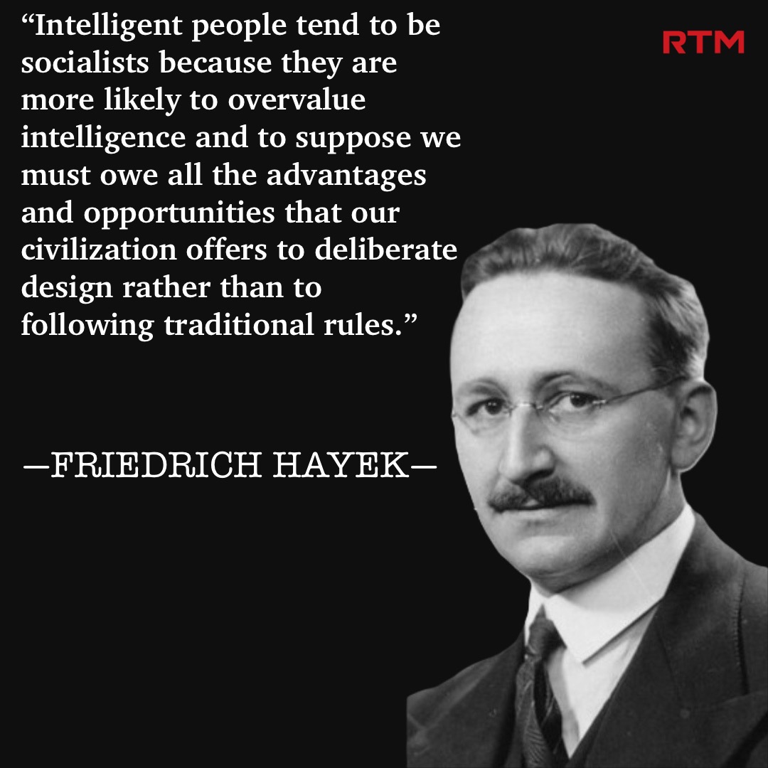 ThomasSowell's tweet photo. Well said Hayek. https://t.co/3dtdDsAw3A