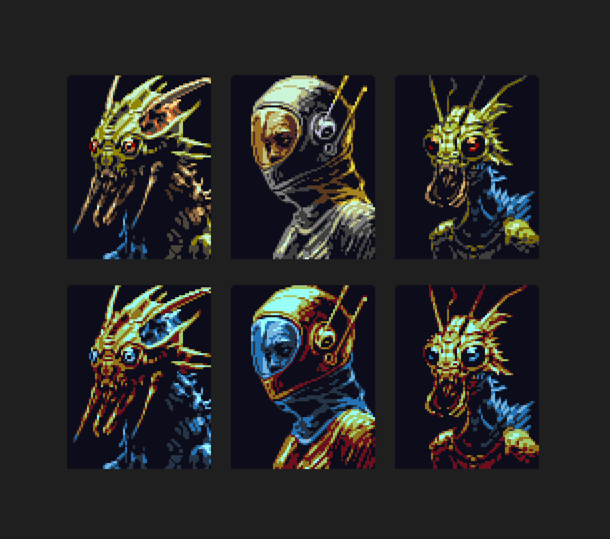 #pixel #pixelart #gamedev #turnbased #IndieGameDev  For personal project. Apocrypha: 1992